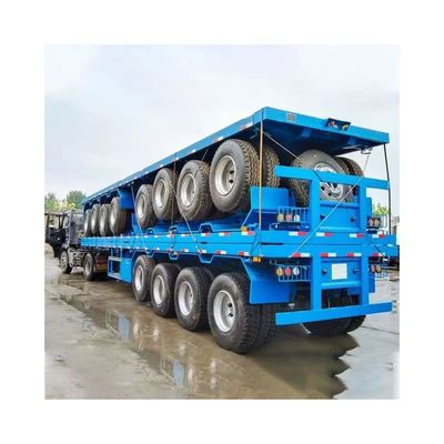 40 Feet Container Transport Semi Trailer with Mechanical Suspension and Steel Material