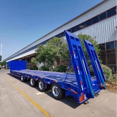 20 Years Professional Exporting Low Deck Semi-Trailer with and 3 4 5 Axles at Lower
