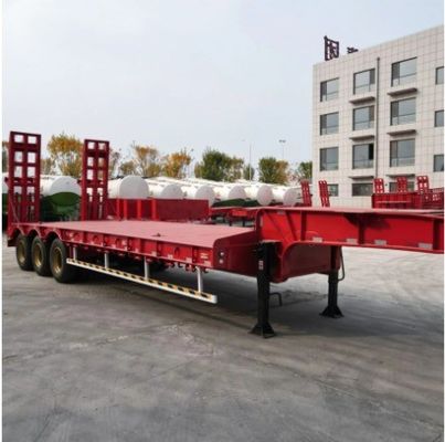 20 Years Professional Exporting Low Deck Semi-Trailer with and 3 4 5 Axles at Lower