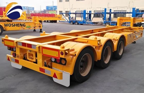 Max Capacity 50T Skeleton Semi-Trailer Professional Transport Truck Container Trailer