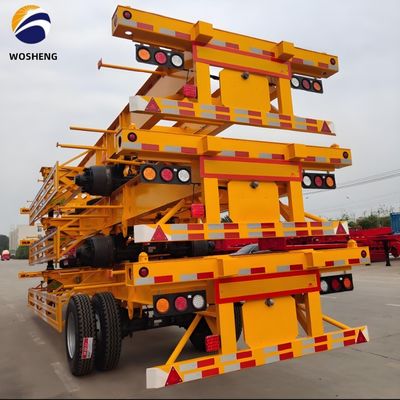 Max Capacity 50T Skeleton Semi-Trailer Professional Transport Truck Container Trailer