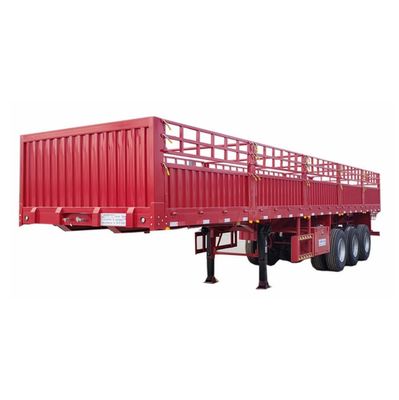 WS 60T 3 Axis Steel High Side Fence Semi Trailer for Heavy Transport Cargo Affordable