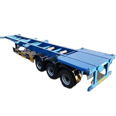 3 Axle Container Skeleton Semi Trailer with 50 Tons Payload and 6.5 Tons Tare Weight