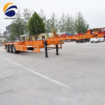 3 Axle Container Skeleton Semi Trailer with 50 Tons Payload and 6.5 Tons Tare Weight