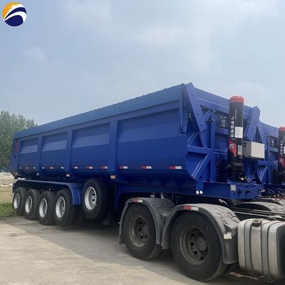 Customized U-Hydraulic Rear Dump 40 CBM 3 Axles 4axle Dumper Semi-Trailer for Heavy Duty