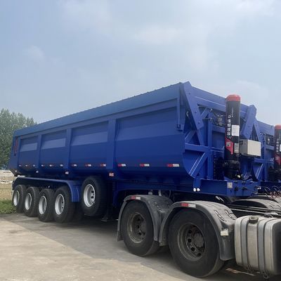 Customizable U Shape Rear Dump Semi Trailer for Heavy Duty Hydraulic Transportation