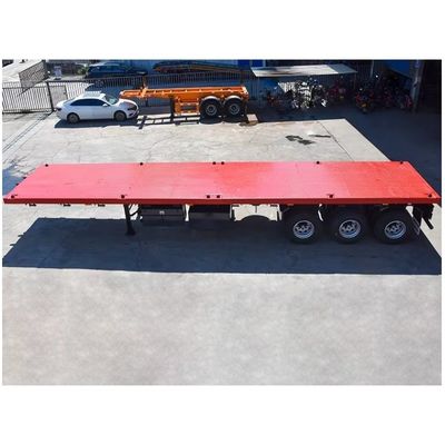 Customized 3/4 Axles 40FT Container Flatbed Semi Trailer with Guaranteed and Delivery