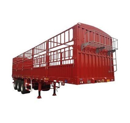 Max Payload 42.5ton Semi-Trailer for Livestock Farm Fence Steel Stake from Wosheng