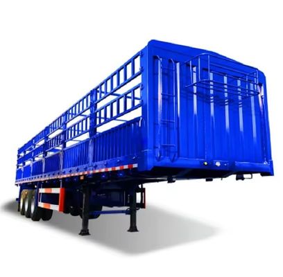 Customized 3 Axles 40ft Transport Livestock Fence Semi Trailer with Steel Chassis
