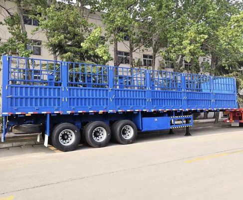 Customized 3 Axles 40ft Transport Livestock Fence Semi Trailer with Steel Chassis