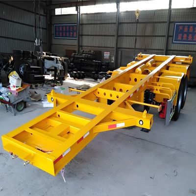 Max Payload 30000 kg Wosheng 20 40 45 Feet Container Skeleton Semi Trailer with Discount
