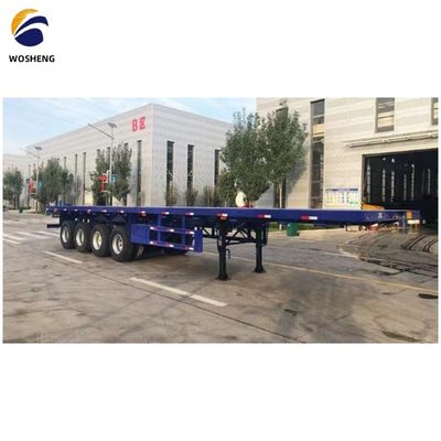 s Custom Flatbed Semi Trailer with High Payload Capacity and Dual Line Braking System