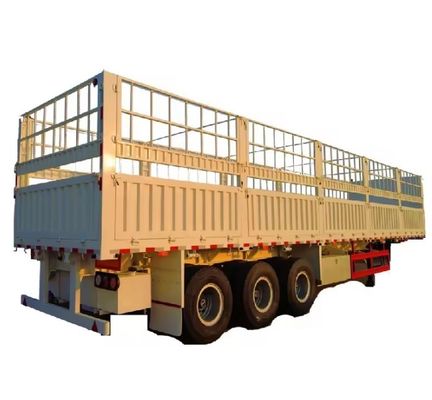 Semi-Trailer for Transporting 60-100Tons of Building Materials and Customer's Request
