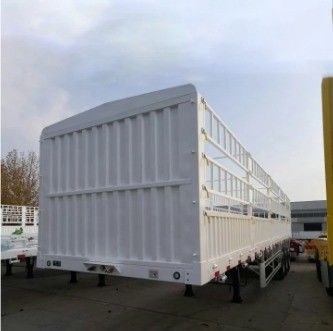 Semi-Trailer for Transporting 60-100Tons of Building Materials and Customer's Request