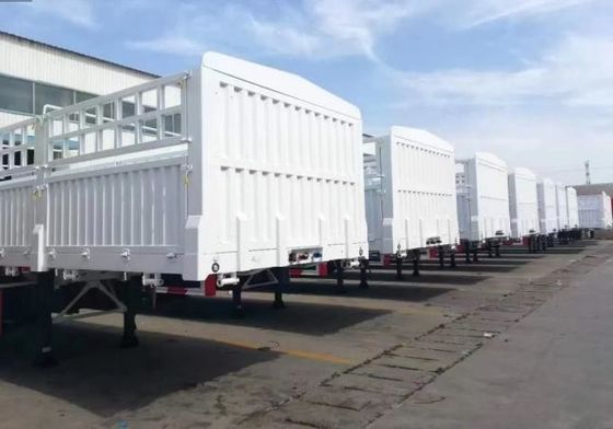 Semi-Trailer for Transporting 60-100Tons of Building Materials and Customer's Request