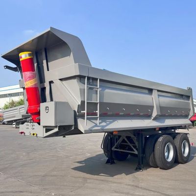 40-80 Ton Rear Dump Semi Trailer with Q345B/T700 Steel Main Beam and Low Maintenance