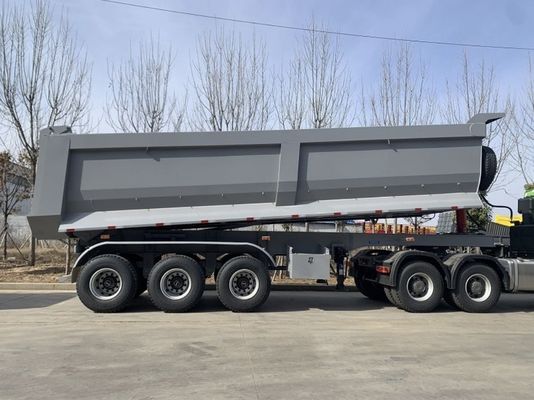 40-80 Ton Rear Dump Semi Trailer with Q345B/T700 Steel Main Beam and Low Maintenance
