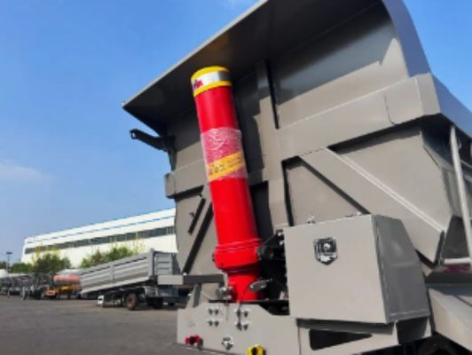 40-80 Ton Rear Dump Semi Trailer with Q345B/T700 Steel Main Beam and Low Maintenance