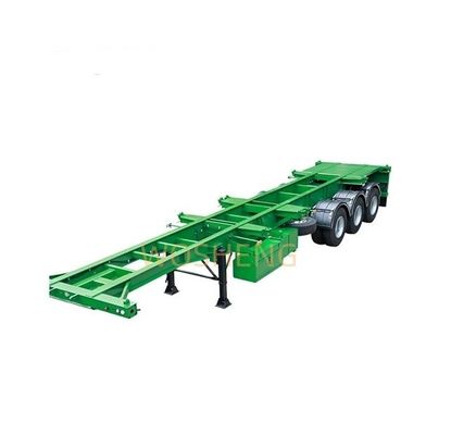 Customized Semi-Trailer 3 Axles 20ft 40ft 45ft 48ft Container Transport Skeleton