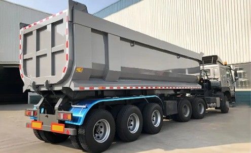 30-100tons Tipper Dump Trailer with U Shape and Sand Stone Grain Transporting Function