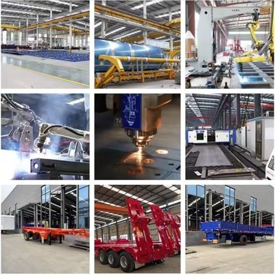 12400*2610*1550mm customizable 40FT Container Transport Platform Flatbed Semi-Trailer