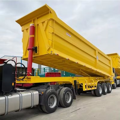 Customization Semi-Trailer with Sand Ore Transportation and Q345B/T700 Steel Main Beam
