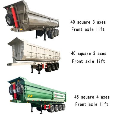 Customization Semi-Trailer with Sand Ore Transportation and Q345B/T700 Steel Main Beam