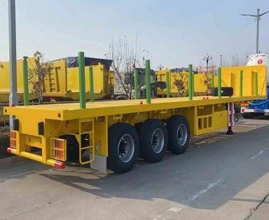 Detachable Side Column Semi Trailer 3/4/5 Axle Ideal for Transporting Timber Container