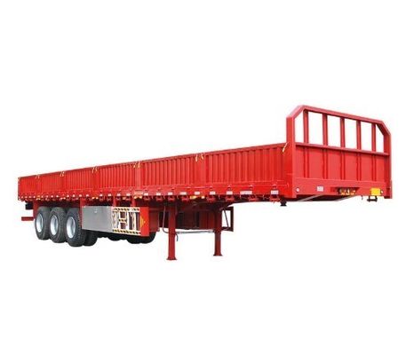 Industry Transport 3 Axles Side Wall Semi Trailer with Mechanical Suspension Wosheng