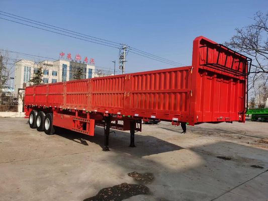 Industry Transport 3 Axles Side Wall Semi Trailer with Mechanical Suspension Wosheng