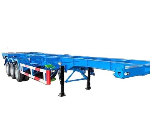 Customizable 50 Tons Payload Steel Skeleton Semi Trailer for Container Shipping