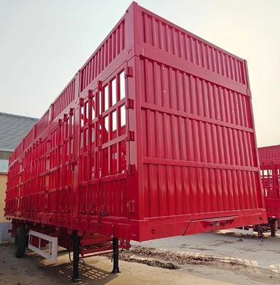 20-100 tons 3/4 Axles Fence Steel Stake Semi Trailer for Livestock and Vegetable Load