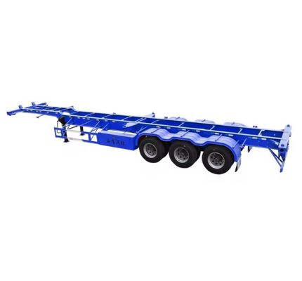Container Transportation 2 3 4 5 Axle Skeleton Semi Trailer for Max Payload 50000 kg