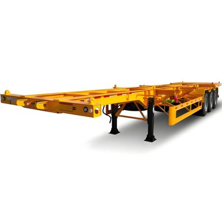 Container Transportation 2 3 4 5 Axle Skeleton Semi Trailer for Max Payload 50000 kg