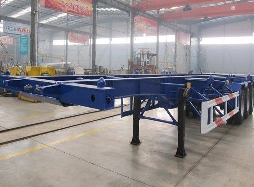 Container Transportation 2 3 4 5 Axle Skeleton Semi Trailer for Max Payload 50000 kg