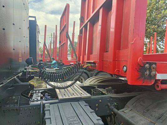 Transport Logs and Rebar with Our 3-Axis Timber Flatbed Semi-Trailer King Pin Options