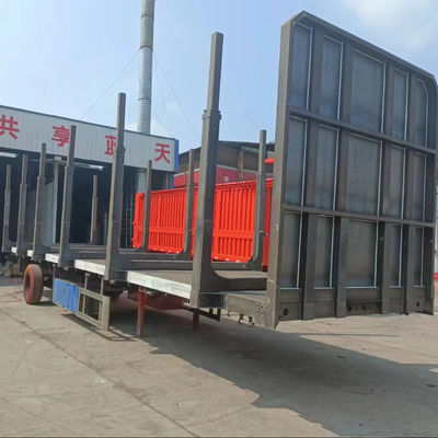 Versatile 3 Axle 4 Axle 5 Axle Flatbed Semi Trailer for Wood and Timber Transportation