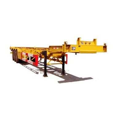 12400x2500x1550mm Skeleton Chassis Container Trailer for Transporting 40ft Containers