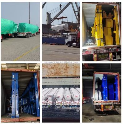 WS 4 Axle Transport Flatbed Semi Trailer with Stretchable and Detachable Side Column