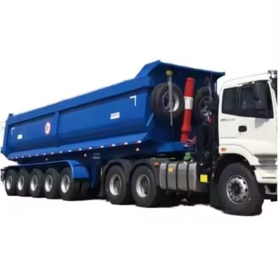 Customer's Request Tri Axle Tipper Trailer with Customized Design and 13/16 Ton Axle