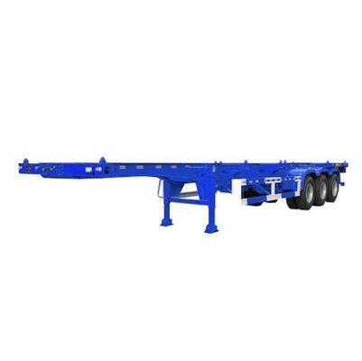 40FT 3 Axle Container Chassis Skeleton Semi Truck Trailer for Transporting Containers
