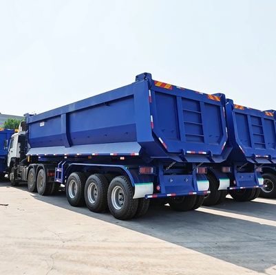 Customer's Request Tri Axle Tipper Trailer with Customized Design and 13/16 Ton Axle