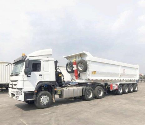 Customer's Request Tri Axle Tipper Trailer with Customized Design and 13/16 Ton Axle