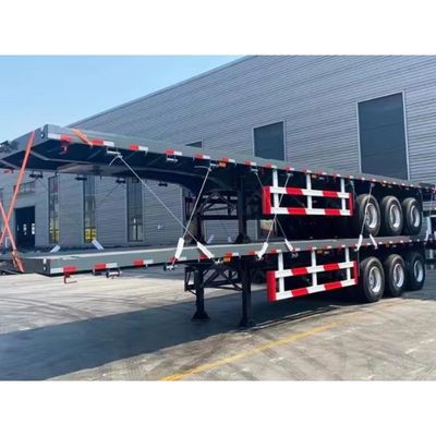 Sale 3/4 Axle 20T-80T Tare Weight Flatbed Container Semi Trailer for Within Budget