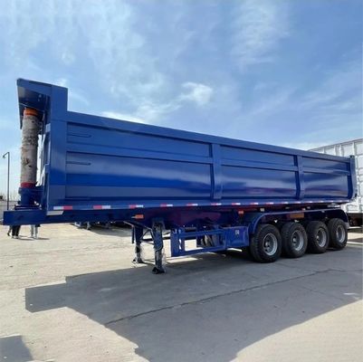 Truck Trailer 3 Axles U Type Rear Dump Trailer with Steel Material and U Shape Design