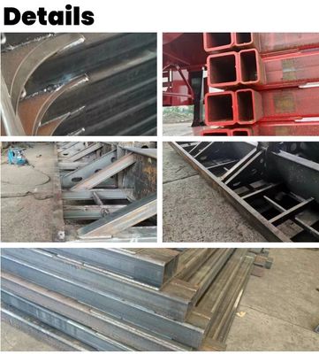 Detachable Max Loading 80Tons Timber Logging Transport Platform Flatbed Semi Trailer