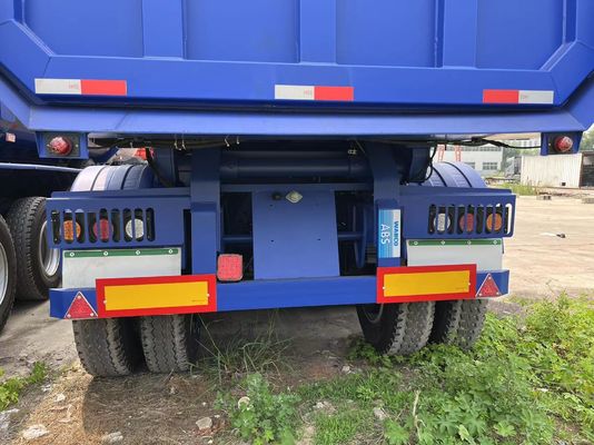 4 Axles Hydraulic Rear Dump End Tipping Semi Trailer for Sand Stone Grain Transporting