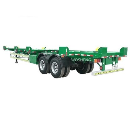Customizable 2 Axles 20FT 40FT Skeleton Semi Trailer for Transporting 40ft Container