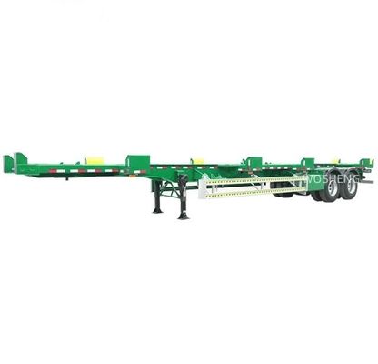 Customizable 2 Axles 20FT 40FT Skeleton Semi Trailer for Transporting 40ft Container