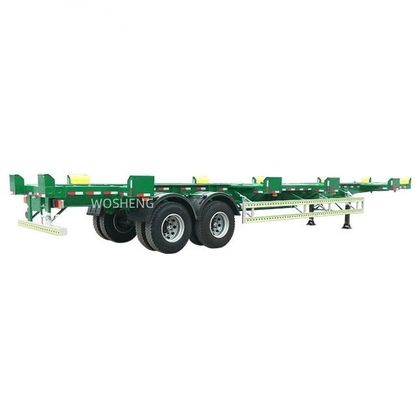 Customizable 2 Axles 20FT 40FT Skeleton Semi Trailer for Transporting 40ft Container